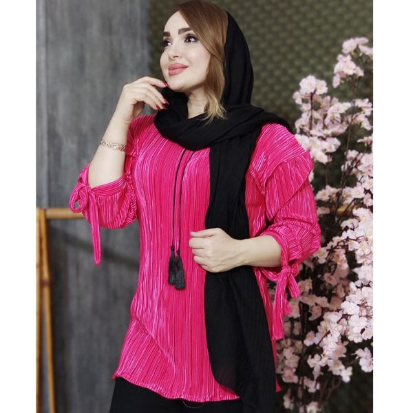 شومیز پلیسه آستین بندی - مانتو پاتریس رشت