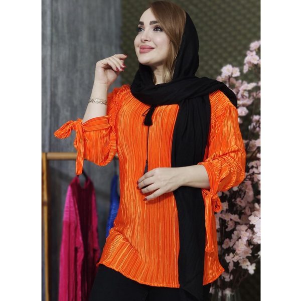 شومیز پلیسه آستین بندی - مانتو پاتریس رشت