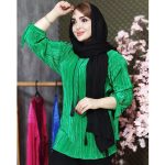 شومیز پلیسه آستین بندی - مانتو پاتریس رشت