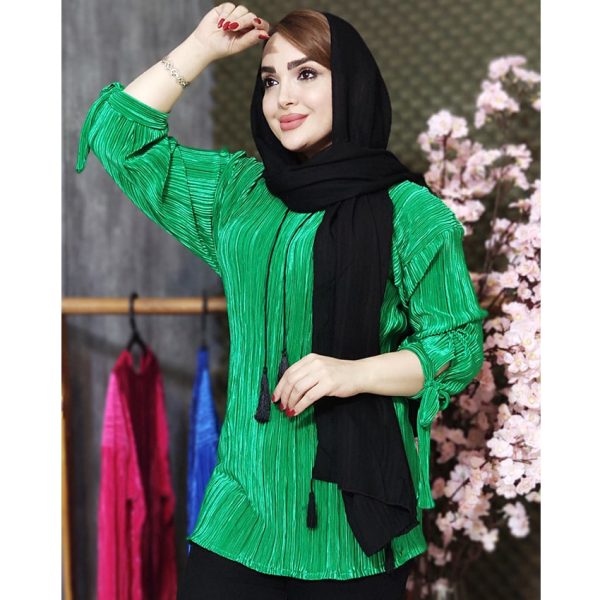 شومیز پلیسه آستین بندی - مانتو پاتریس رشت