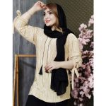 شومیز پلیسه آستین بندی - مانتو پاتریس رشت