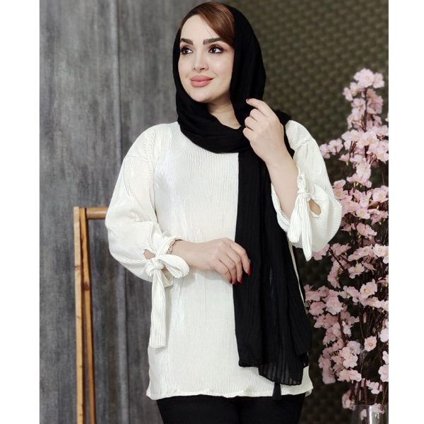 شومیز ساتن پلیسه بندی - مانتو پاتریس رشت