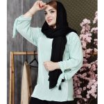 شومیز ساتن پلیسه بندی - مانتو پاتریس رشت