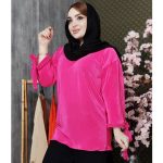 شومیز ساتن پلیسه بندی - مانتو پاتریس رشت