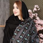 شال خامه دوزی - مانتو پاتریس رشت