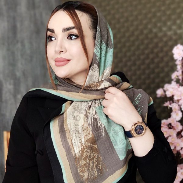 3570024311-1-min روسری نخی طرحدار - مانتو پاتریس رشت