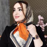 روسری نخی طرحدار - مانتو پاتریس رشت