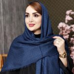 روسری قواره دار رنگی نخی