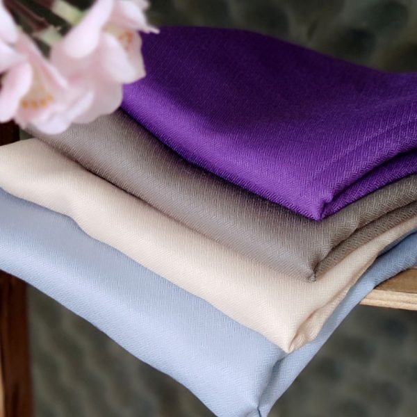 شال نخی رنگی منگوله دار - مانتو پاتریس رشت