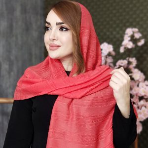 شال پلیسه تک رنگ -مانتو پاتریس رشت