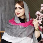 شال بهاره نخی طرحدار - مانتو پاتریس رشت