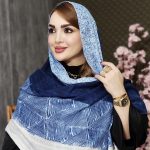 شال بهاره نخی طرحدار - مانتو پاتریس رشت
