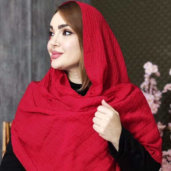 شال پلیسه مهره چوبی - مانتو پاتریس رشت