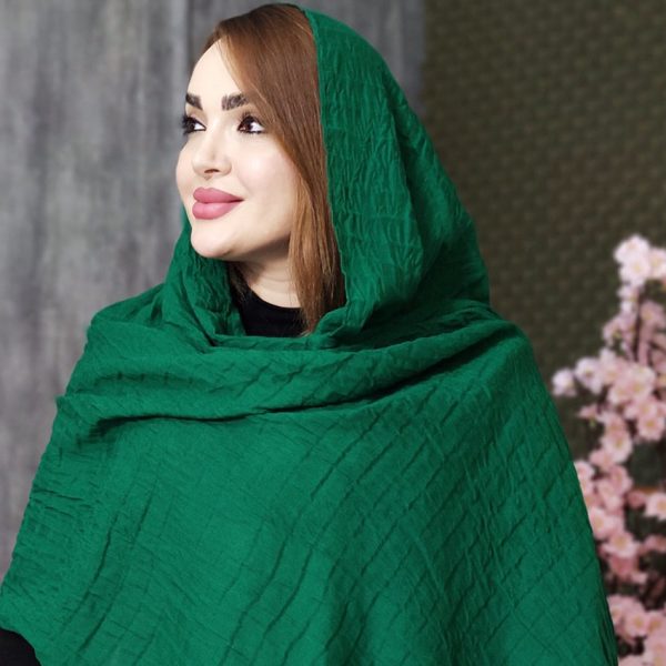 شال پلیسه مهره چوبی - مانتو پاتریس رشت