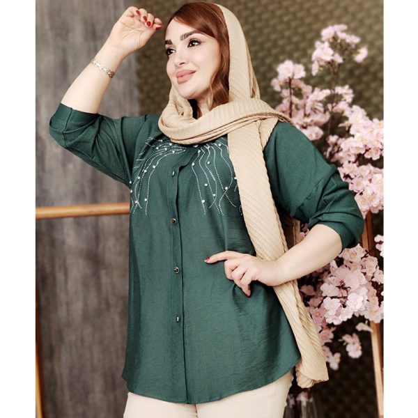 شومیز کرسپو نگین خطی - مانتو پاتریس رشت