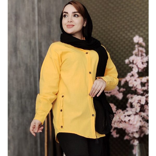 مانتو لینن بغل 3 دکمه - مانتو پاتریس رشت