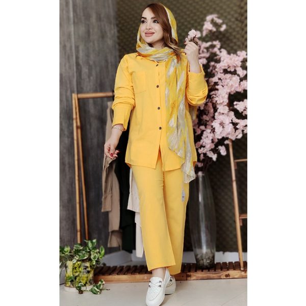 ست مانتو شلوار لینن - مانتو پاتریس رشت