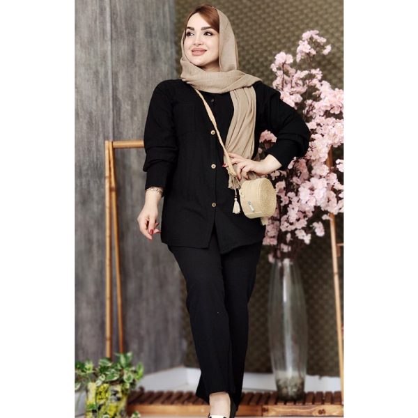 ست مانتو شلوار لینن - مانتو پاتریس رشت