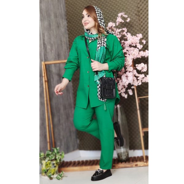 ست مانتو شلوار لینن - مانتو پاتریس رشت