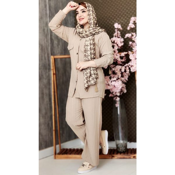 ست مانتو شلوار کراش- مانتو پاتریس رشت