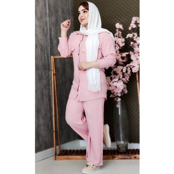 ست مانتو شلوار کراش- مانتو پاتریس رشت