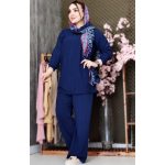 ست کراش یقه دکمه ای - مانتو پاتریس رشت