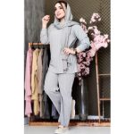 ست کراش یقه دکمه ای - مانتو پاتریس رشت