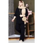 ست ابروبادی دو دکمه - مانتو پاتریس رشت