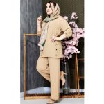 ست ابروبادی بغل دکمه - مانتو پاتریس رشت