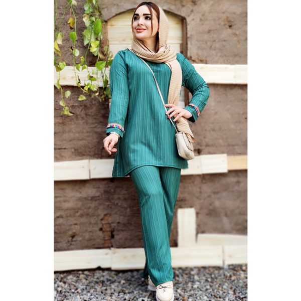 ست کراش آستین منگوله - مانتو پاتریس رشت