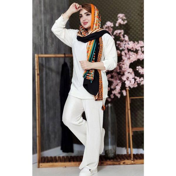 ست ساتن پلیسه آستین چین - مانتو پاتریس رشت