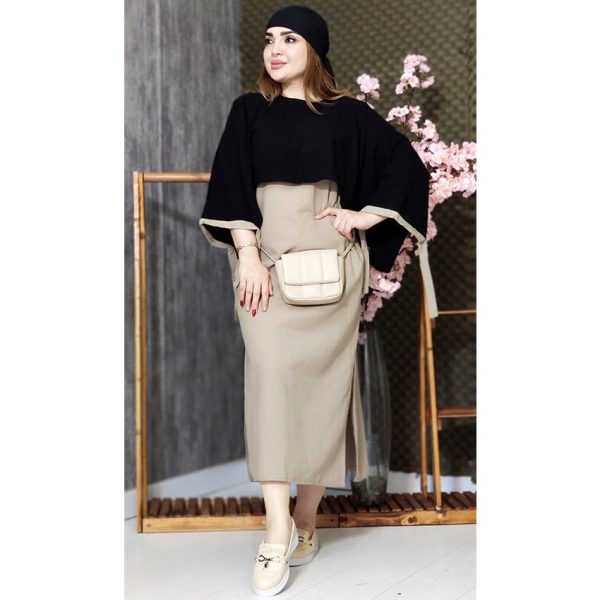 ست دو تیکه لینن رنگی - مانتو پاتریس رشت