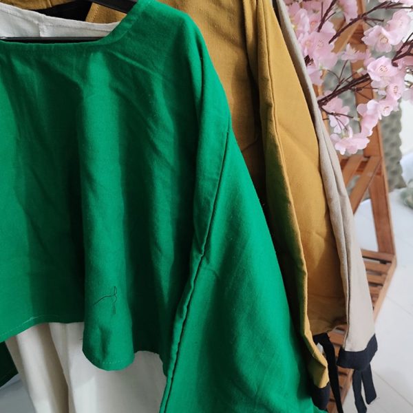 ست دو تیکه لینن رنگی - مانتو پاتریس رشت