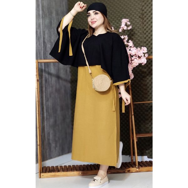 ست دو تیکه لینن رنگی - مانتو پاتریس رشت