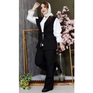 ست 3 تیکه وست شومیز شلوار