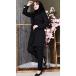 ست مانتو شلوار اداری مشکی - مانتو پاتریس رشت