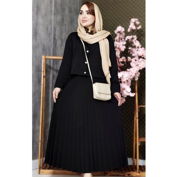 ست کت دامن پلیسه - مانتو پاتریس رشت