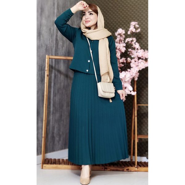 37100108-5-min ست کت دامن پلیسه - مانتو پاتریس رشت