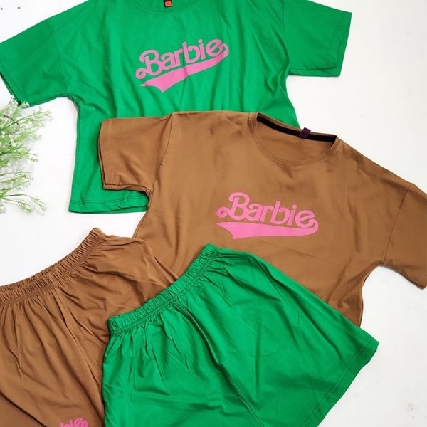 ست تیشرت شورتک باربی - مانتو پاتریس رشت