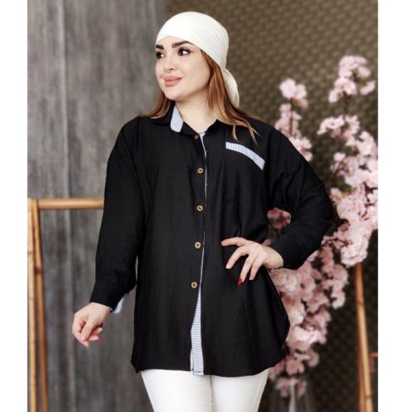 3760075.5 مانتو جیبدار 3760075 - Image 5