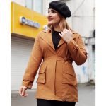 بارانی کمرکش کتان زارا - مانتو پاتریس رشت