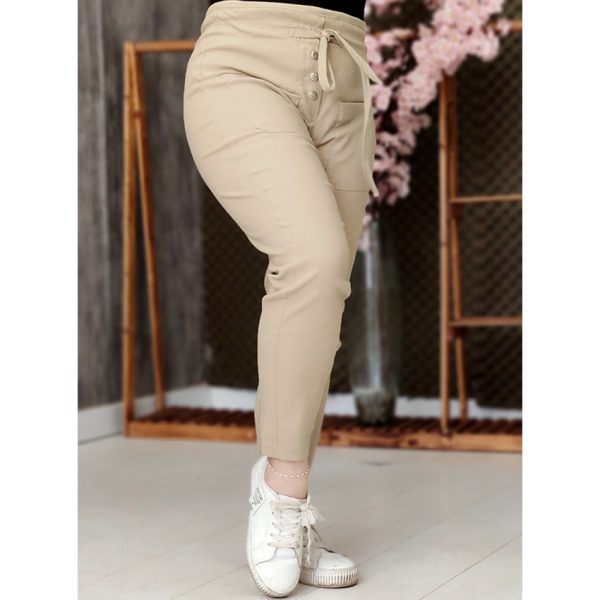 شلوار مام فیت سه دکمه جلوجیب - مانتو پاتریس رشت