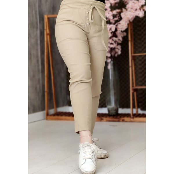 شلوار مام فیت سه دکمه جلوجیب - مانتو پاتریس رشت