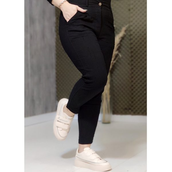 شلوار مام فیت پشت کش - مانتو پاتریس رشت