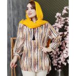 تونیک آبرنگی راه راه - مانتو پاتریس رشت