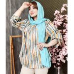 تونیک آبرنگی راه راه - مانتو پاتریس رشت