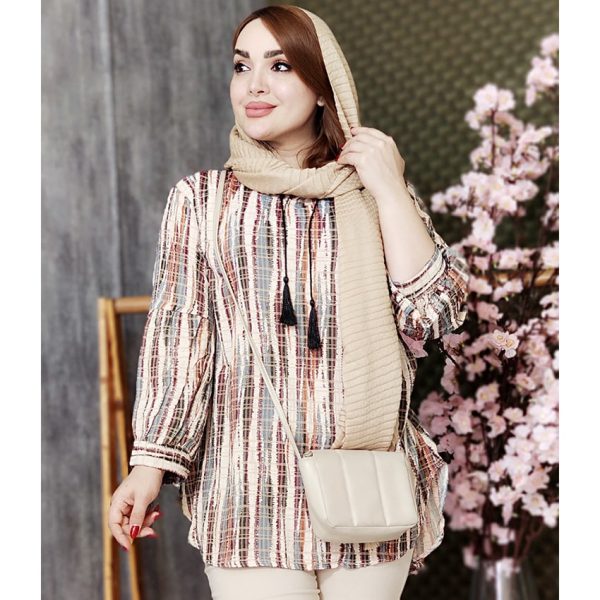 تونیک آبرنگی راه راه - مانتو پاتریس رشت