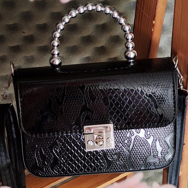 کیف قفلی دسته مرواریدی - مانتو پاتریس رشت