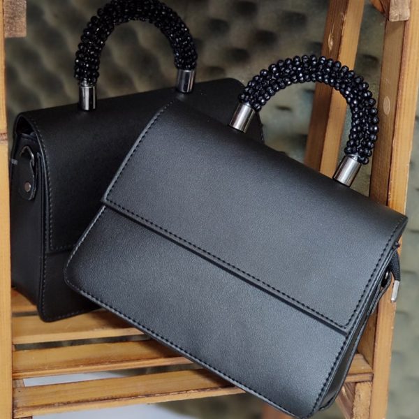کیف دستی مروارید مشکی