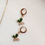 نیم ست پروانه نگینی